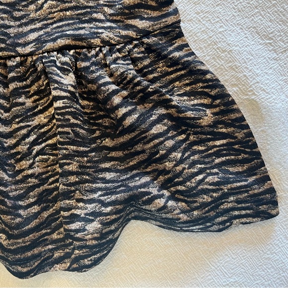 Michael Kors Tiger Print Long Sleeved Dress - Picture 3 of 7